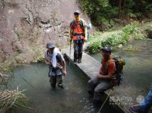 永嘉七连瀑布仁溪峡谷环转穿越20140706