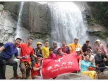 2013824天台铜壶滴漏瀑降玩水